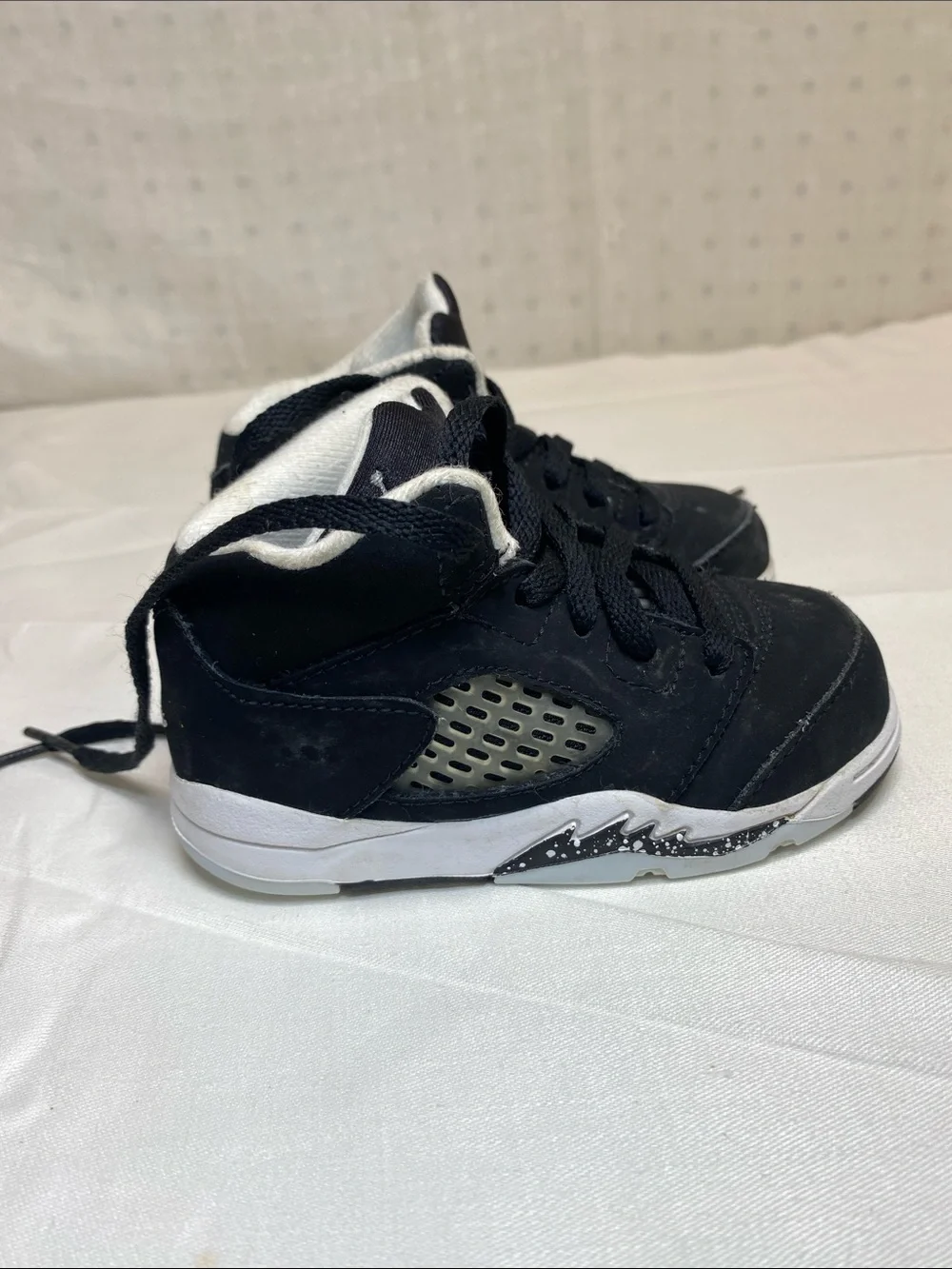 Air Jordan 5 Retro ‘Oreo' Panda 440890 011 Td Toddler Baby Boy Size 6C